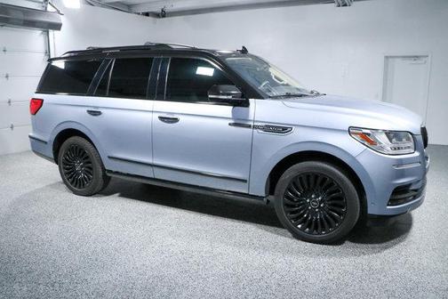 White Platinum Metallic Tri-Coat 2019 Lincoln Navigator Black Label