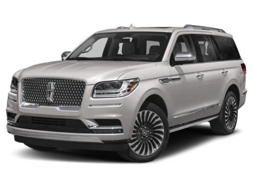 White Platinum Metallic Tri-Coat 2019 Lincoln Navigator Black Label