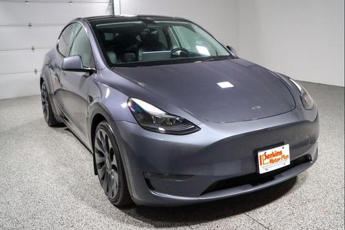 Gray 2023 Tesla Model Y Performance Dual Motor All-Wheel Drive