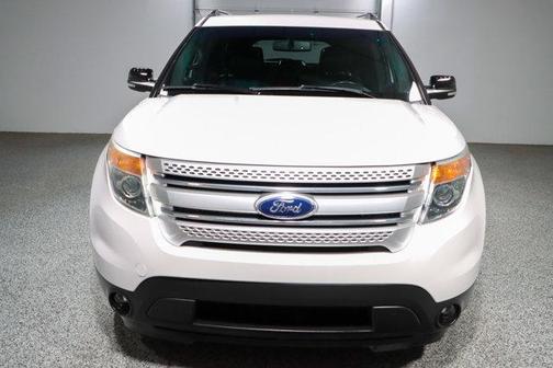 White Platinum Metallic Tri-Coat 2014 Ford Explorer XLT
