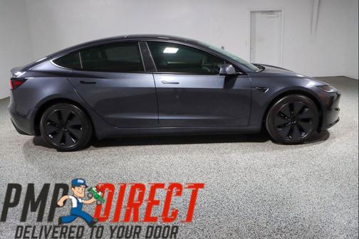 Stealth Grey 2025 Tesla Model 3 Long Range