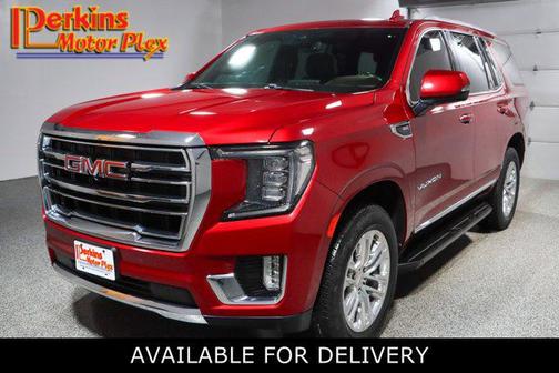 Cayenne Red Tintcoat 2021 GMC Yukon SLT SUV