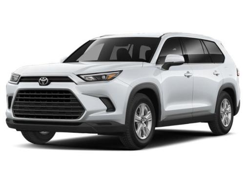 Midnight Black Metallic 2025 Toyota Highlander Hybrid LE