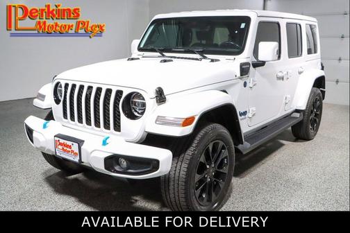 Bright White 2021 Jeep Wrangler Unlimited 4xe Sahara High Altitude