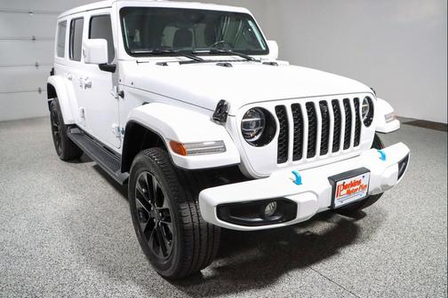 Bright White 2021 Jeep Wrangler Unlimited 4xe Sahara High Altitude