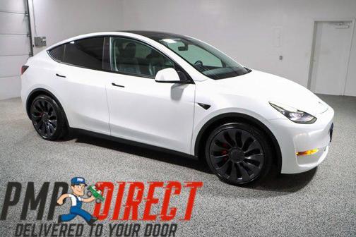 Pearl White Multi-Coat 2023 Tesla Model Y Performance Dual Motor All-Wheel Drive