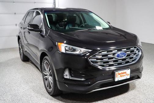 Agate Black Metallic 2021 Ford Edge Titanium