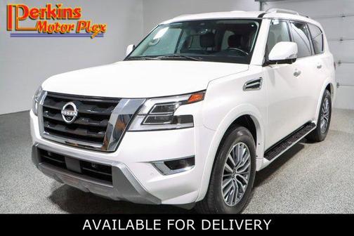 Aspen White Tricoat 2024 Nissan Armada SL 2WD