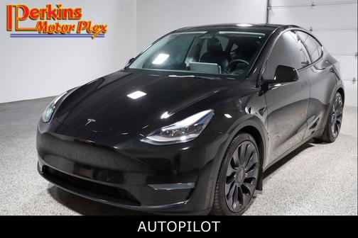 Solid Black 2021 Tesla Model Y Performance Dual Motor All-Wheel Drive