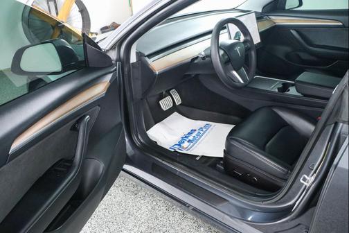 Gray 2021 Tesla Model 3 Performance