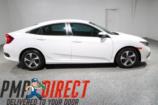 Platinum White Pearl 2020 Honda Civic LX