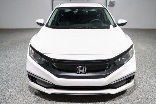 Platinum White Pearl 2020 Honda Civic LX