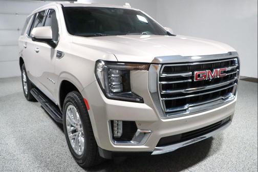 Pearl Beige Metallic 2021 GMC Yukon SLT