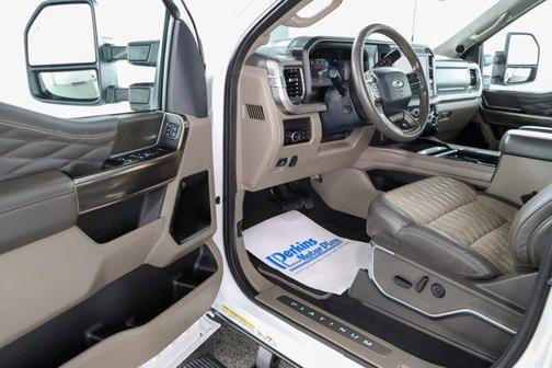 Star White Metallic Tri-Coat 2025 Ford F-450 Platinum