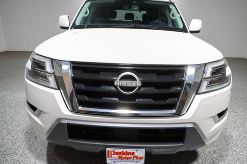 Aspen White Tricoat 2023 Nissan Armada SV 2WD