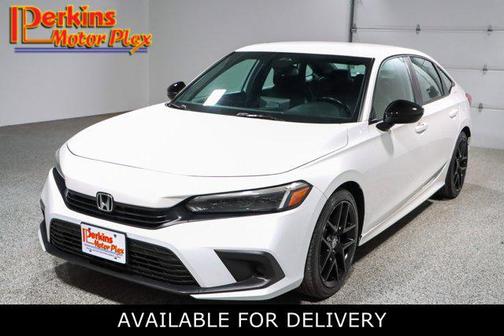 Platinum White Pearl 2023 Honda Civic Sport