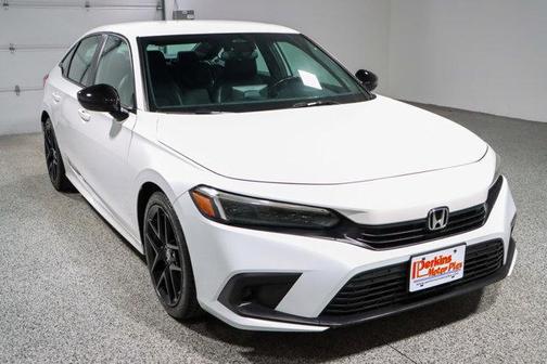 Platinum White Pearl 2023 Honda Civic Sport