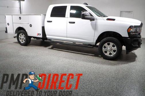 Bright White Clearcoat 2023 RAM 2500 Tradesman Crew Cab 4x4 8' Box