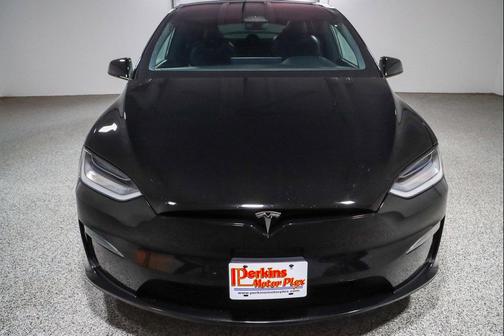 Solid Black 2022 Tesla Model X Plaid Tri Motor All-Wheel Drive