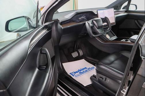 Solid Black 2022 Tesla Model X Plaid Tri Motor All-Wheel Drive