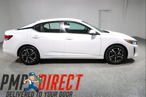 Aspen White Tricoat 2024 Nissan Sentra SV