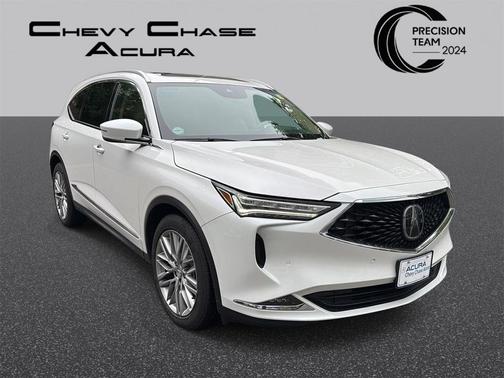 Platinum White Pearl 2023 Acura MDX Advance Package