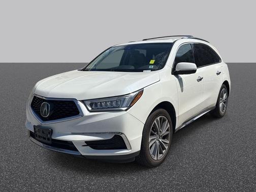 White Diamond Pearl 2017 Acura MDX 3.5L w/Technology Package