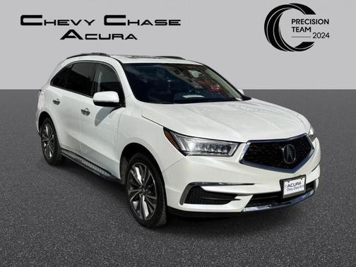 Platinum White Pearl 2020 Acura MDX 3.5L w/Technology Package