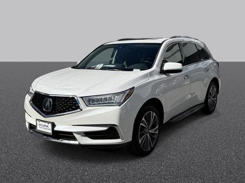 Platinum White Pearl 2020 Acura MDX 3.5L w/Technology Package