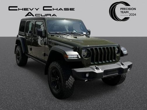 Sarge Green Clearcoat 2022 Jeep Wrangler Unlimited Sport