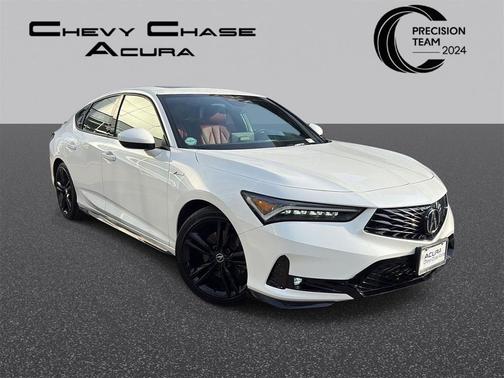 Platinum White Pearl 2026 Acura Integra FWD A-Spec