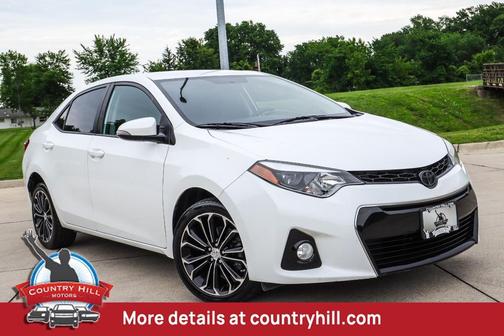 Super White 2016 Toyota Corolla S Plus