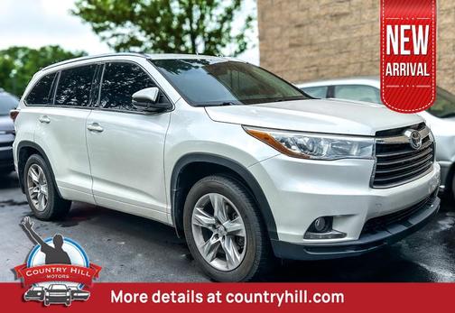 Blizzard Pearl 2014 Toyota Highlander Limited Platinum