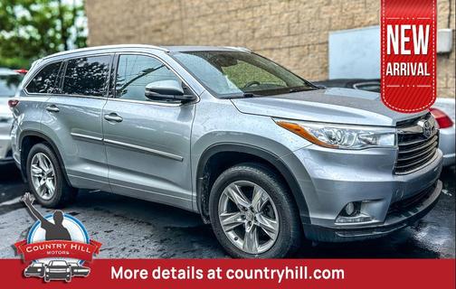 Silver Sky Metallic 2015 Toyota Highlander Limited Platinum