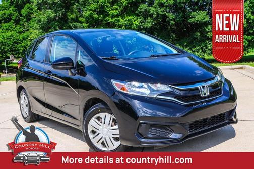 Crystal Black Pearl 2019 Honda Fit LX