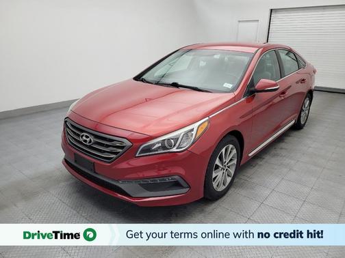 Scarlet Red 2017 Hyundai SONATA Sport