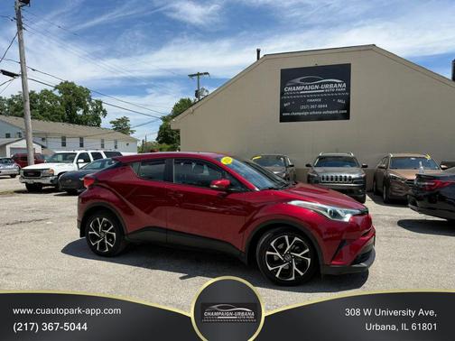 Red 2018 Toyota C-HR XLE Premium