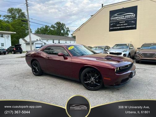 Red 2017 Dodge Challenger SXT