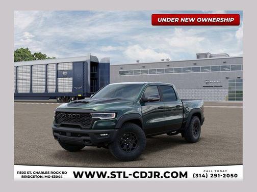 Serrano Green Metallic 2026 RAM 1500 RHO Crew Cab 4x4 5'7' Box
