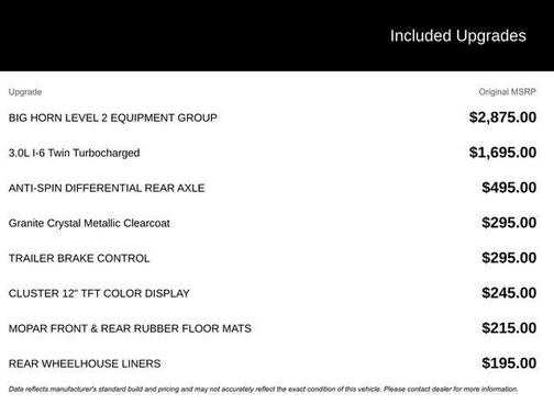 2026 RAM 1500 Big Horn/Lone Star