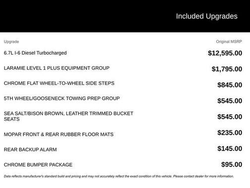 2025 RAM 2500 Laramie Crew Cab 4x4 6'4' Box