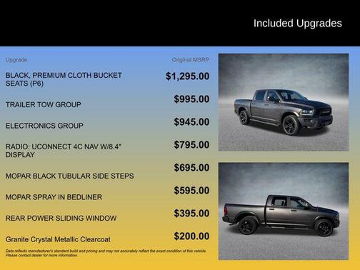 2023 RAM 1500 Classic Warlock Crew Cab 4x4 5'7' Box