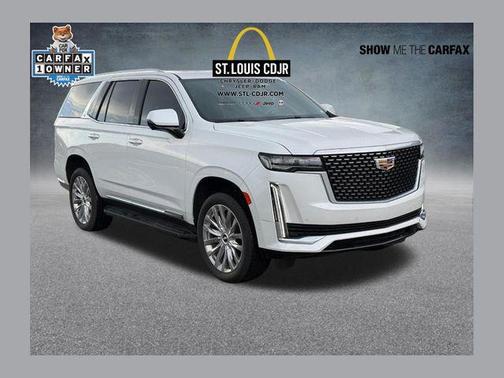 Crystal White Tricoat 2023 Cadillac Escalade Premium Luxury