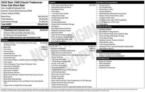 2022 RAM 1500 Tradesman