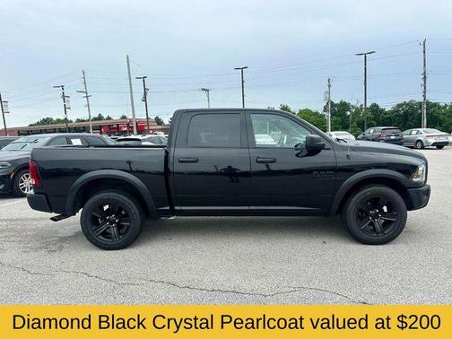 Diamond Black Crystal Pearlcoat 2024 RAM 1500 Classic Warlock Crew Cab 4x4 5'7' Box