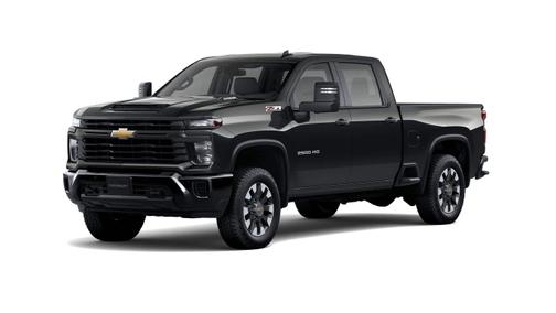 Black 2026 Chevrolet Silverado 2500 4WD Crew Cab 159" Custom
