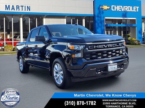 Black 2026 Chevrolet Silverado 1500 Custom