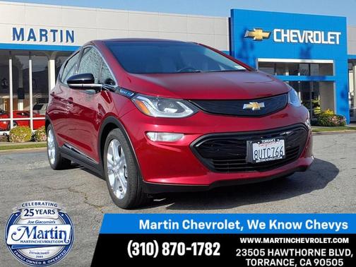 Cajun Red Tintcoat 2020 Chevrolet Bolt EV FWD LT