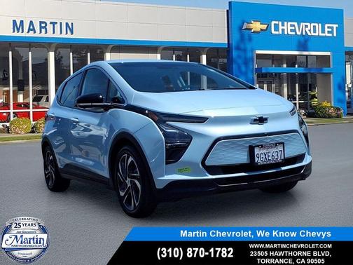 Tide Metallic (Ice Blue) 2023 Chevrolet Bolt EV FWD 2LT