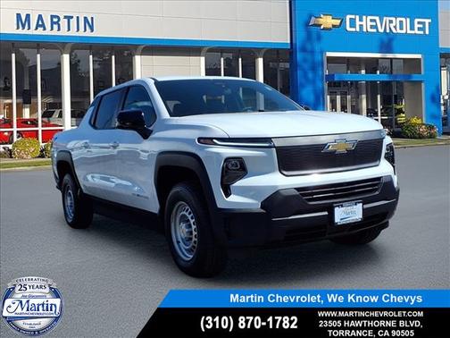Summit White 2024 Chevrolet Silverado EV Work Truck